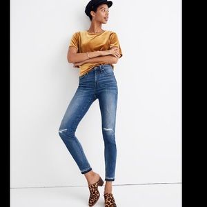Madewell 9' high rise skinny jeans size 25 DR